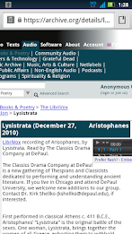 Lysistrata audio and text poster 4