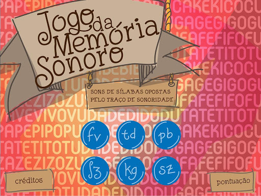 Jogo da Memória Sonoro