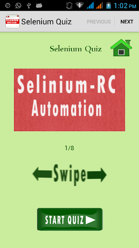 Selenium QuizExam