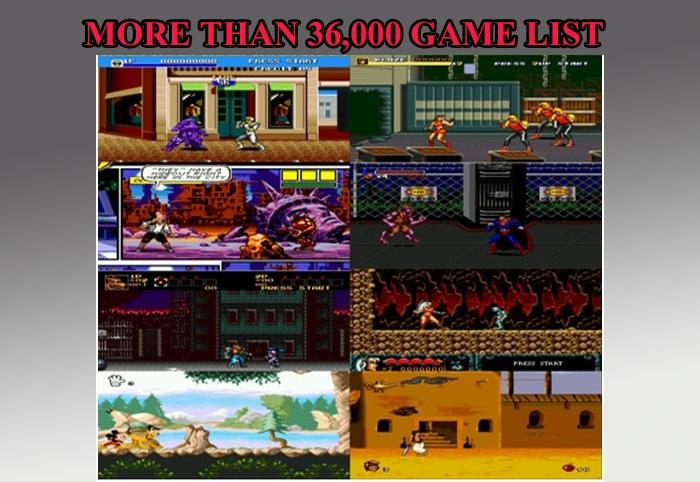 Emulator Game Database Screen 2