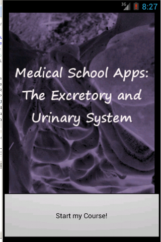 Medical School Apps: Excretory