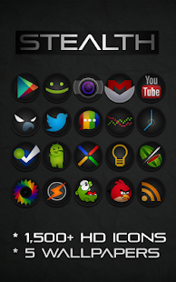 STEALTH - Icon Pack - screenshot thumbnail