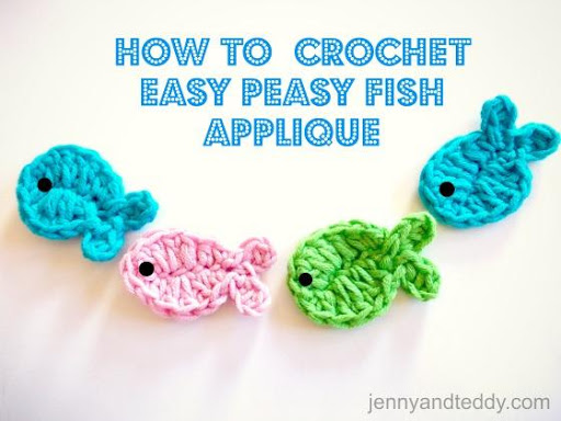 free crochet fish pattern