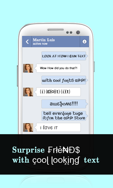 Cool Fonts for Whatsapp &amp; SMS Screen 3