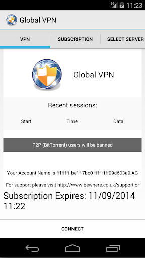 Global VPN with FREE account