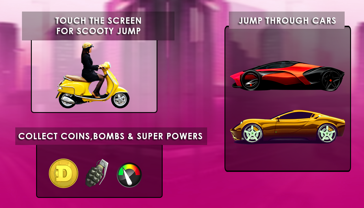Girls Scooty Race - screenshot