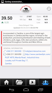 Zambeef Products PLC IR - náhled