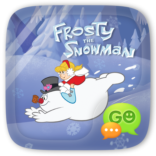 GO SMS SNOWMAN THEME 個人化 App LOGO-APP開箱王