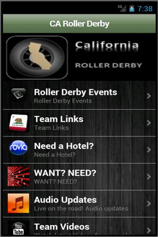 CA Roller Derby App