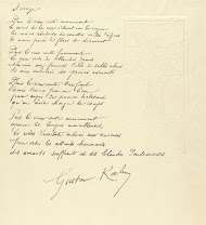 Illustratie met halfnaakte vrouw in landschap bij gedicht Image van Gustave Kahn