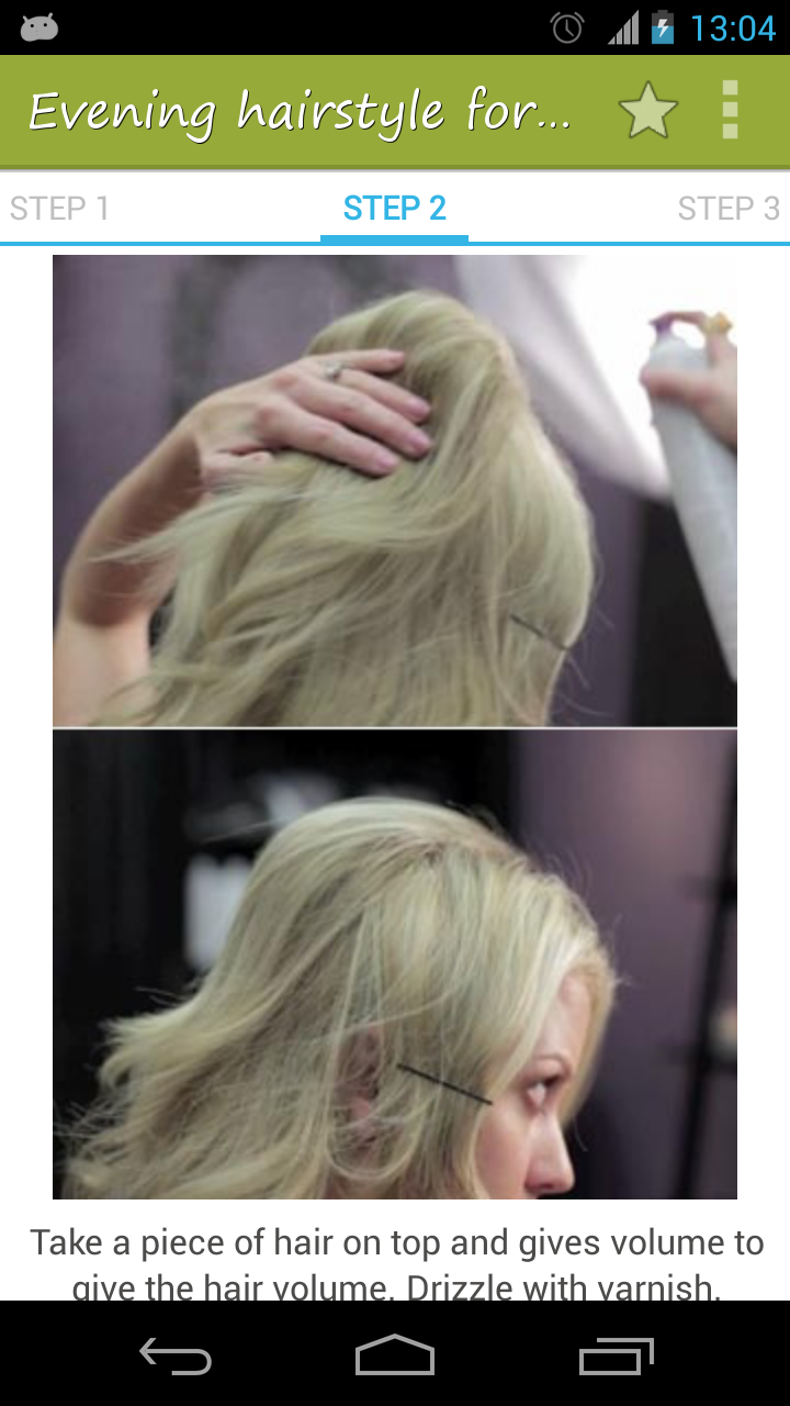 Hairstyles with their hands Screen 3