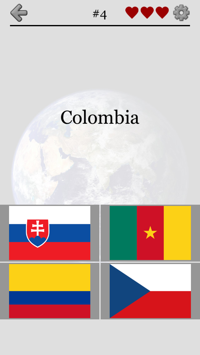 Android application Flags of All World Countries screenshort