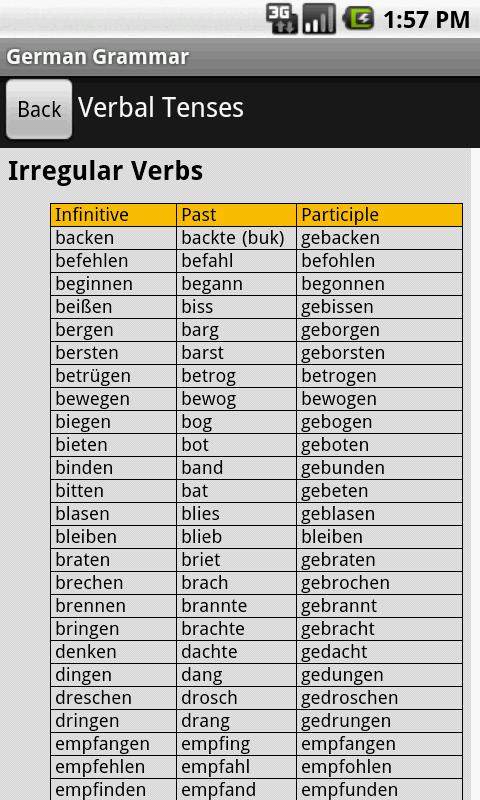 german grammar english on  Android Google Apps  Grammar German Play