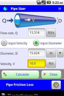 Free Water Pipe sizing - Pipe Sizer APK for PC