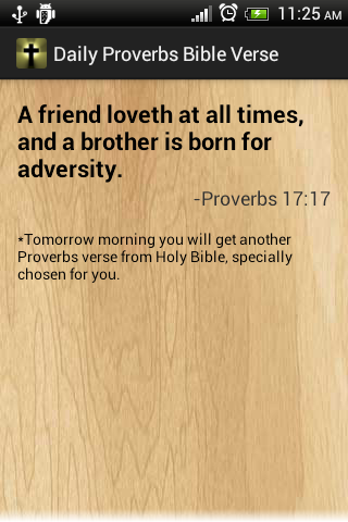 Proverbs daily bible versers