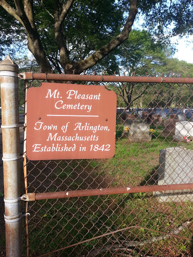 Mt. Pleasant Cemetery Plaque