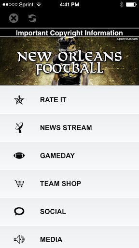 New Orleans Football STREAM+