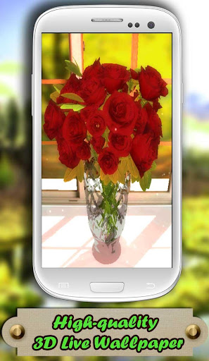 【免費個人化App】Flowers 3d LWP-APP點子