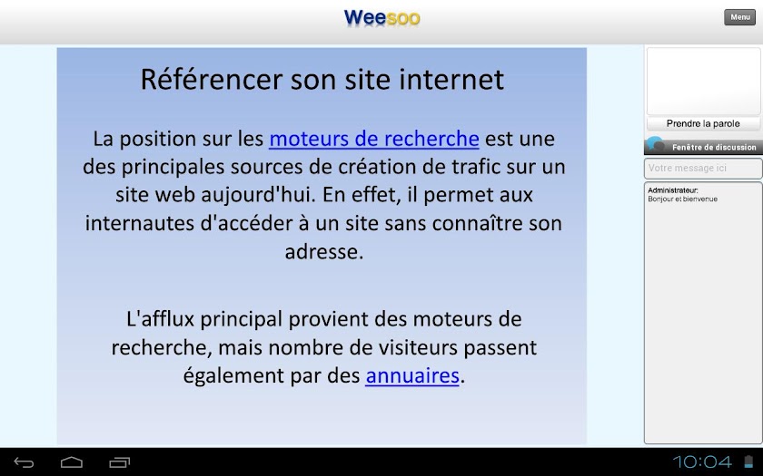 Weesoo Mobile Screen 3