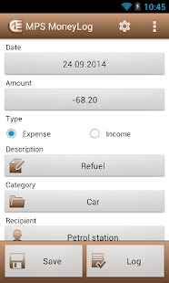 Lastest MPS MoneyLog Free APK for PC