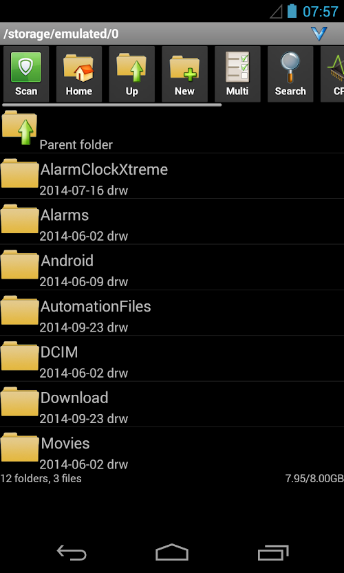 Android application AndroZip™ FREE File Manager screenshort