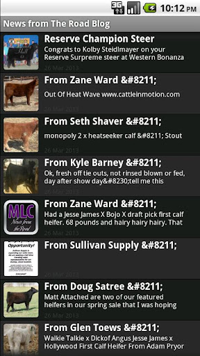 Matt Lautner Cattle App