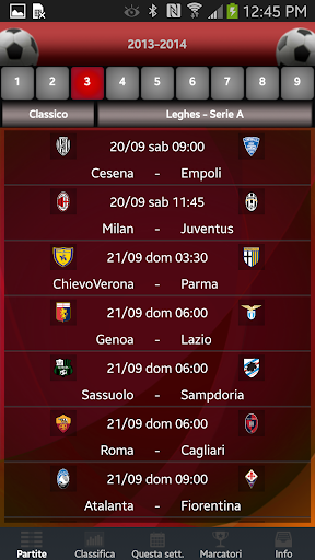 Serie A Live