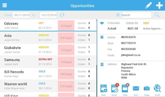 Odyssey CRM Mobile Screenshots 10