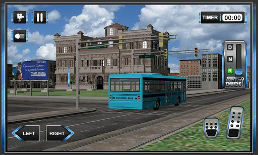 3D High School Bus Simulator