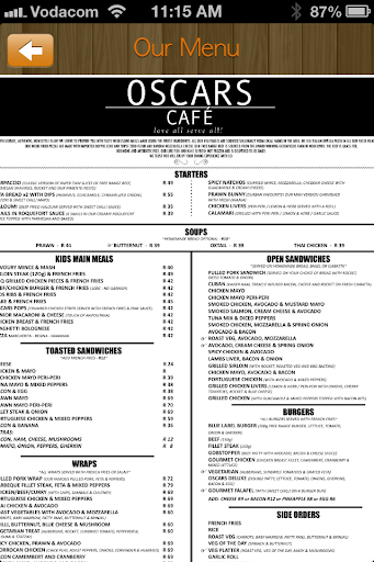 【免費商業App】Oscars Café Hillcrest-APP點子