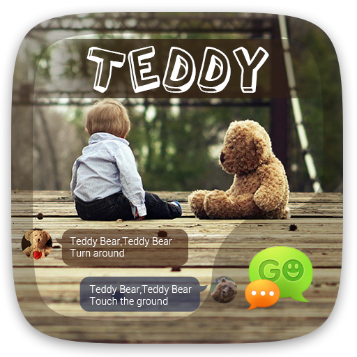 (FREE) GO SMS PRO TEDDY THEME LOGO-APP點子