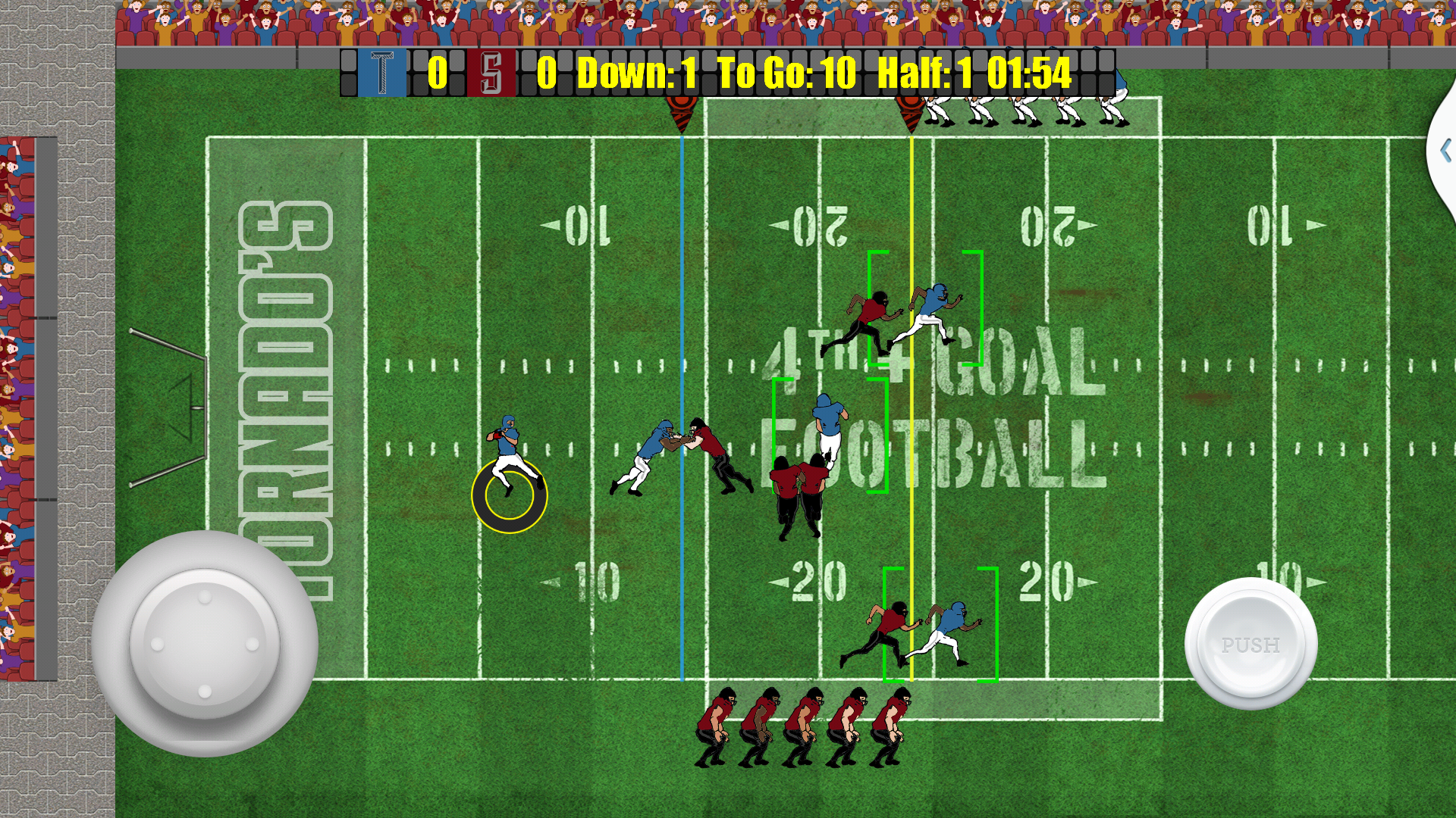 Android application 4th &amp; Goal Football screenshort