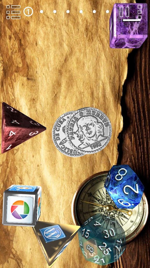 Android application Prime Dice D&amp;D Pro screenshort