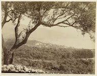 Gezicht op Menton en omgeving gezien vanuit Cap Martin