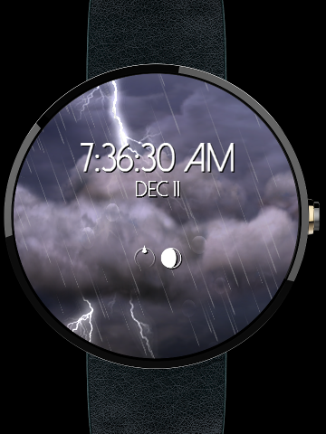 【免費個人化App】Thunderstorm Watch Face-APP點子