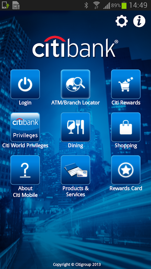 Android Redirect Page Citibank Malaysia