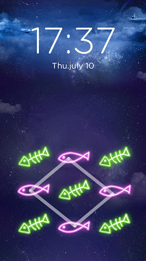 Magic Light Locker Theme