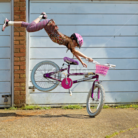 Bike trick by Jason Lovell - Babies & Children Child Portraits