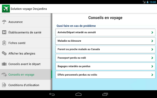 【免費旅遊App】Solution voyage Desjardins-APP點子