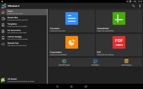 OfficeSuite Pro 7 (PDF & HD) - screenshot thumbnail