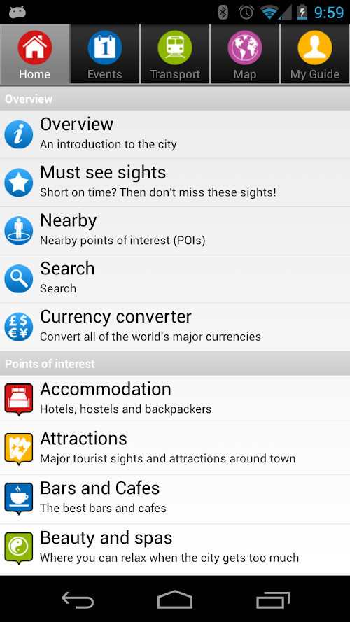 Android application Paris Travel Guide Offline screenshort