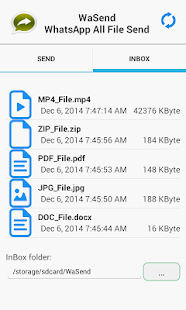WaSend: WhatsApp File Sender - screenshot thumbnail