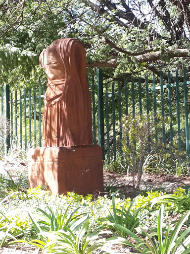 Rusted Ceasar Statue