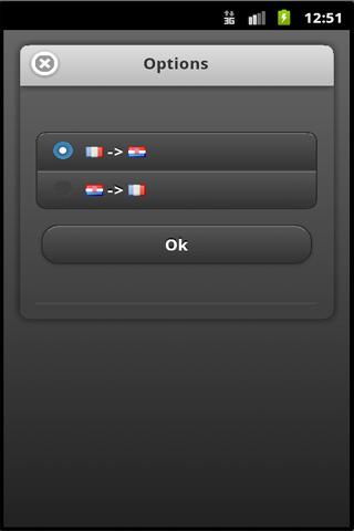 Traducteur FR-CROATE offline Screen 3
