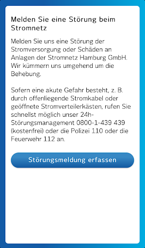 Stromnetz Hamburg StörMeldung