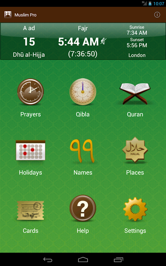 Muslim Pro Azan, Quran, Qibla screenshot