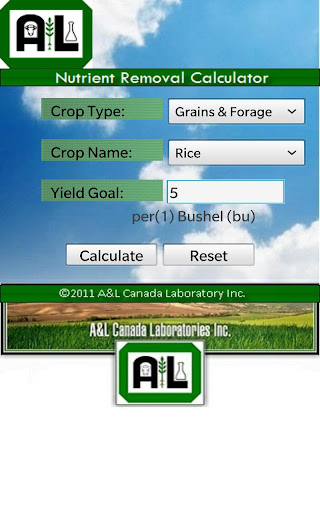 Nutrient Removal Calculator