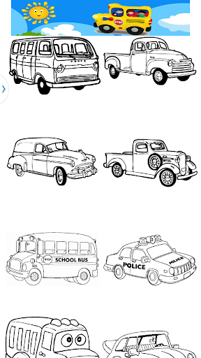 Wheels Coloring Pages