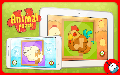 【免費教育App】My First Animal Puzzle-APP點子