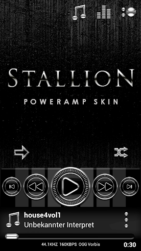 Poweramp skin Stallion